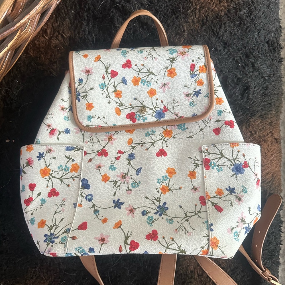 Tory Burch floral backpack